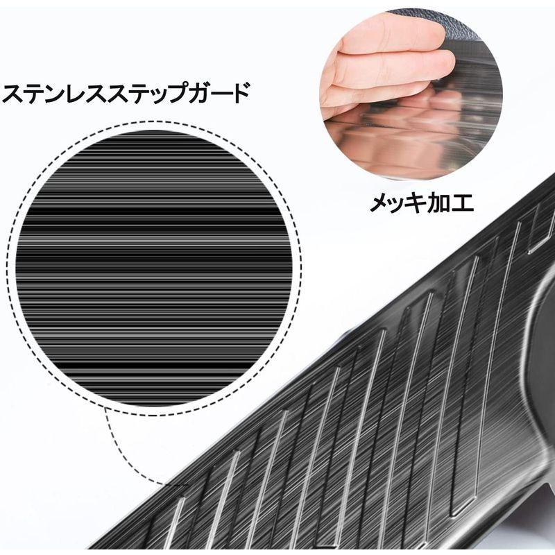 【まとめ売り】 YORKNEIC サイドステップガード トヨタ アルファード/ヴェルファイア適用 30系 外側＆内側 ドアスカッフプレート ステンレスステッ 【E2649257668】(13787円)