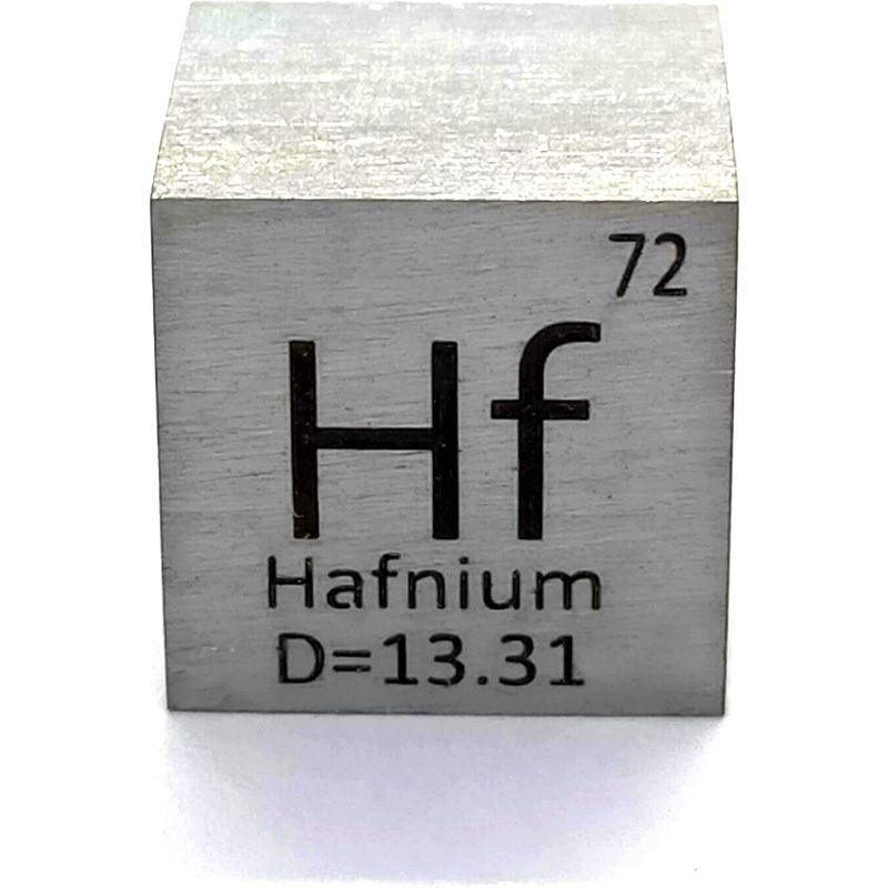 元素標本 ハフニウム Hf (10mmキューブ・刻印A・通常面) ハフニウム Hf 10mmキューブ 刻印A 通常面