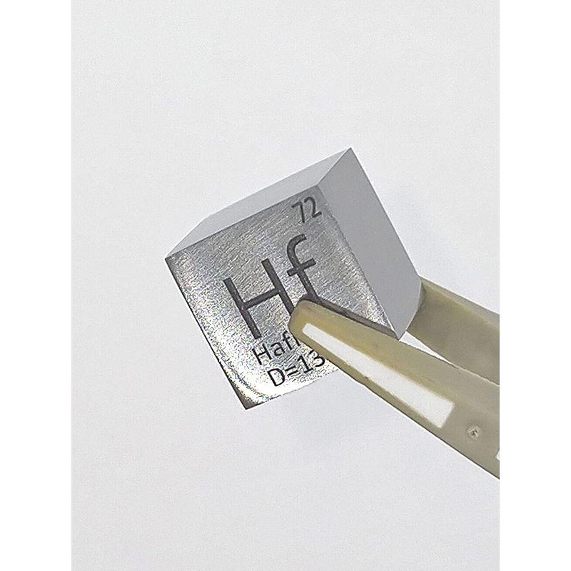 元素標本 ハフニウム Hf (10mmキューブ・刻印A・鏡面) ハフニウム Hf 10mmキューブ 刻印A 鏡面