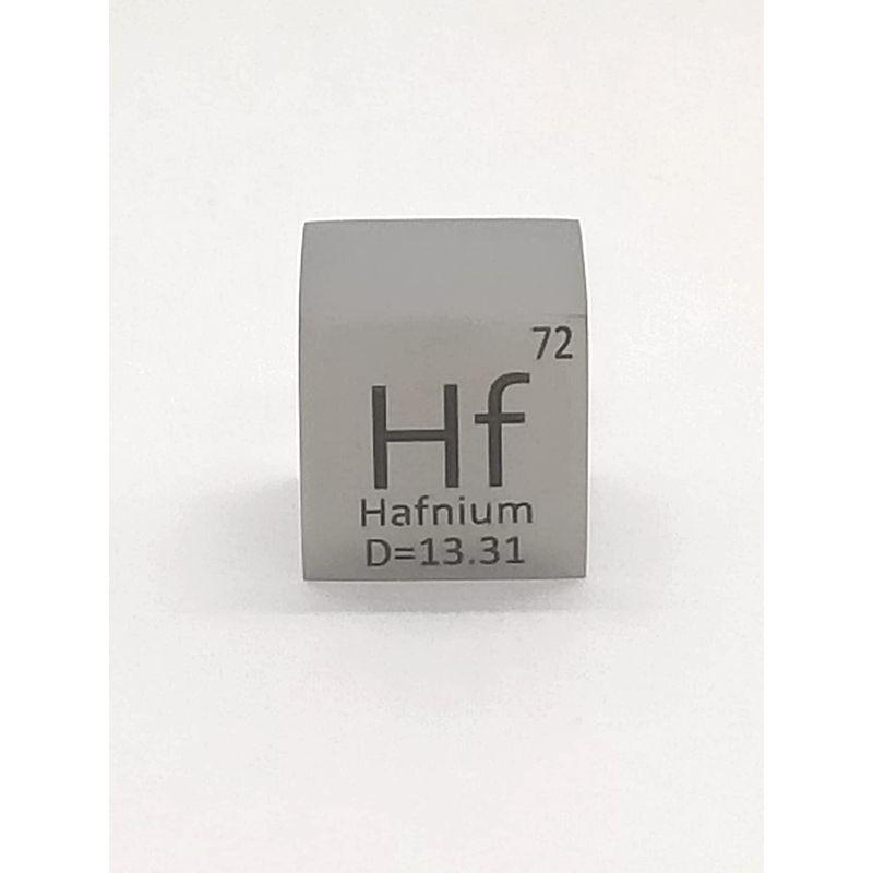 元素標本 ハフニウム Hf (10mmキューブ・刻印A・鏡面) ハフニウム Hf 10mmキューブ 刻印A 鏡面