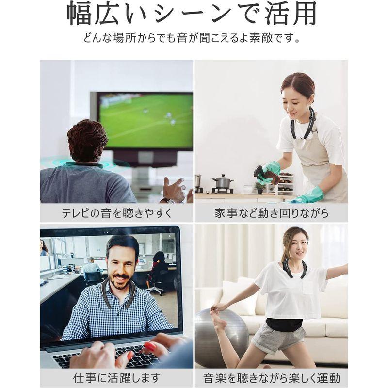 2022 日本語音声ガイド Mongeese ネックスピーカー Bluetooth 5.0 ワイヤレス ウェアラブルネックスピーカー 88g 日本語音声ガイド Mongeese ネックスピーカー Bluetooth ワイヤレス ウェアラブルネックスピーカー 88g