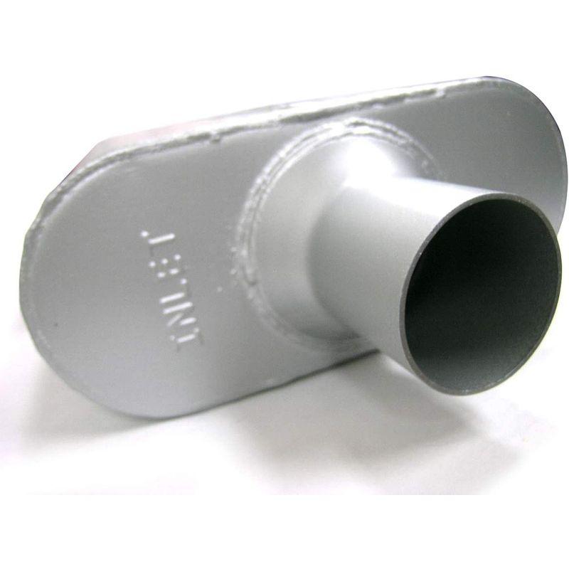 汎用 オーバル ボックス 箱型 マフラー 中間タイコ インレット2インチ オーバル ボックス 箱型 マフラー 中間タイコ インレット2インチ