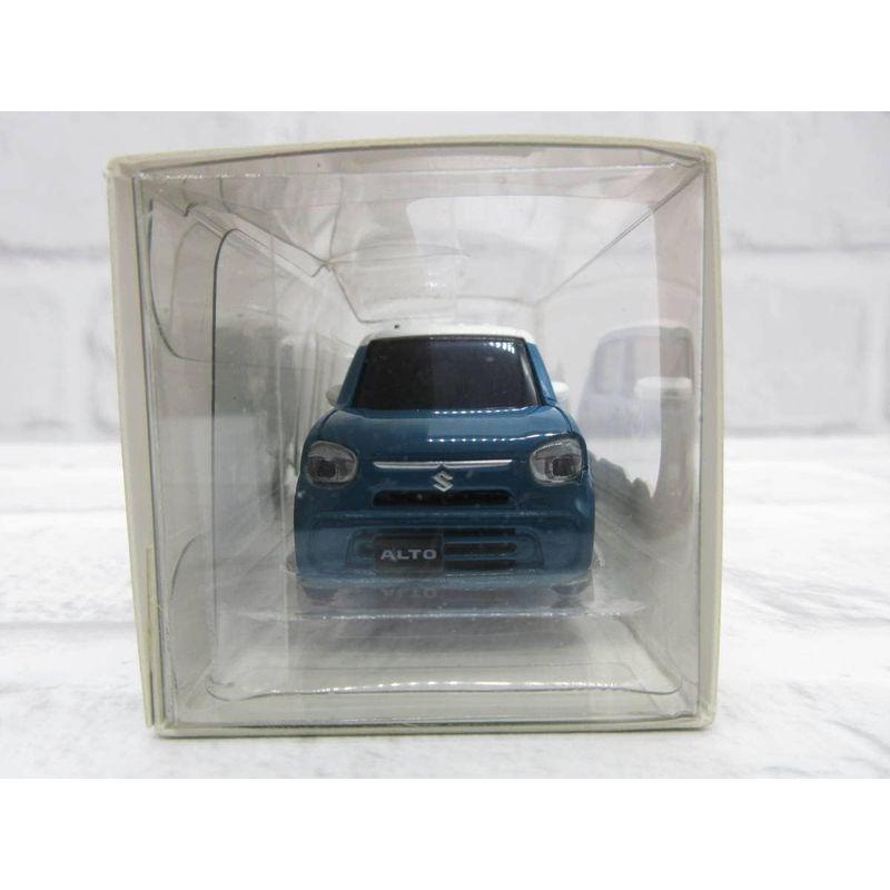 ★最終価格★ ミニカー スズキ 新型アルト ALTO ダスクブルーメタリック ホワイト2トーンルーフ プルバックカー 非売品 カラーサンプル 【2041390011】(10625円)