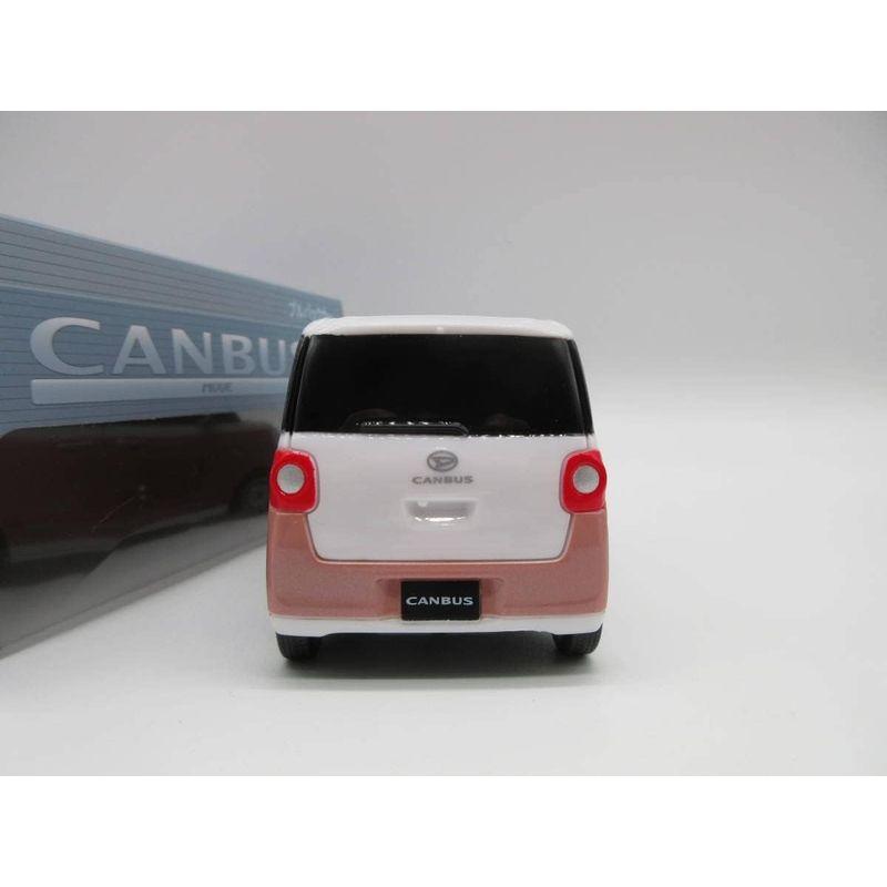 ★動作確認済み ダイハツ 新型ムーヴキャンバス 2022年モデル カラーサンプル プルバックカー ミニカー ホワイトパール × アプリコットピンクメタリック 【BC8477769658】(30072円)
