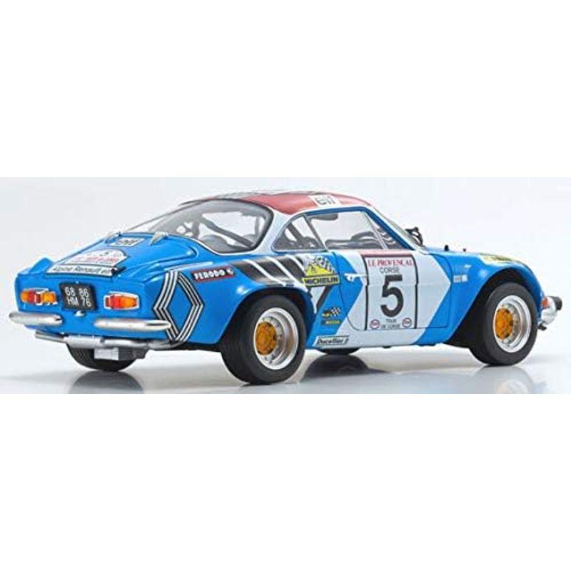 京商オリジナル 1/18 ルノー アルピーヌ A110 1973 ツール・ド・コルス #5 完成品 1/18 ルノー アルピーヌ A110 ツール ド コルス #5 完成品