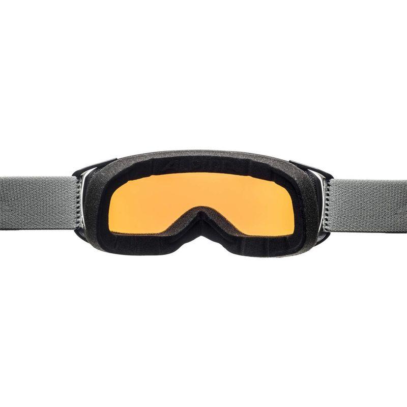 アルピナ スキースノーボードゴーグル ユニセックス コンパクトタイプ ミラーレンズ メガネ使用可 ESTETICA Q LITE ブラック/ 