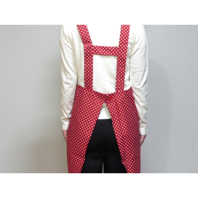 《セール品》プリントエプロン・ショート（ドット） |  | 01