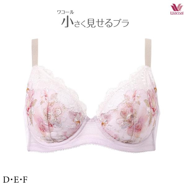 ワコール 小さく見せるブラ ブラジャー BRB453 3/4カップワイヤー DEFカップ (レーシィタイプ) | WACOAL