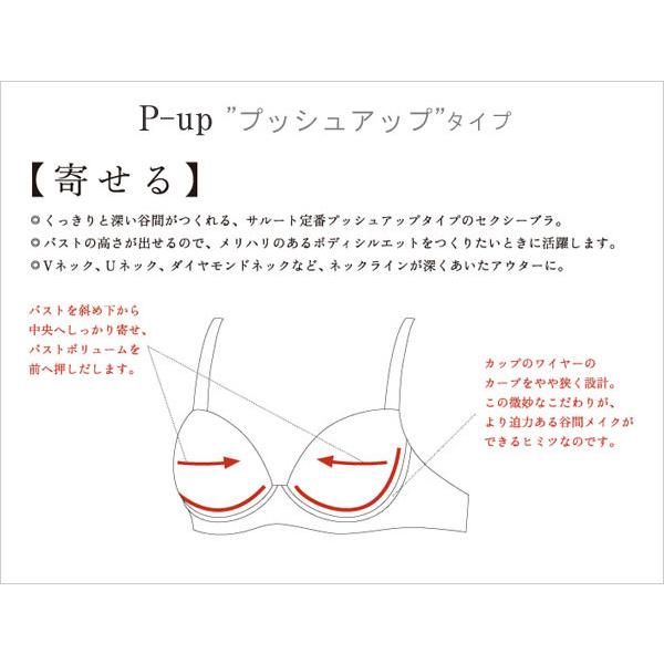ワコール サルート 33G ブラジャー BTJ433 3/4カップワイヤー (P-upタイプ) B・Cカップ | サルート | 08
