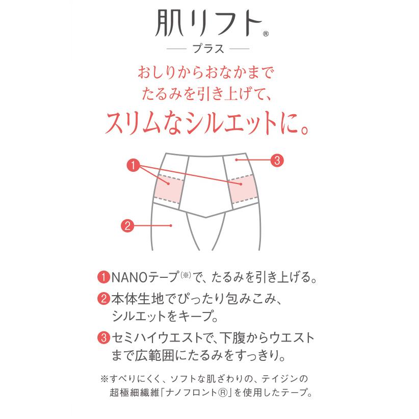 ワコール ボディシェイプガードル〈肌リフト〉GRC424 ガードル (ロング丈) セミハイウエスト | SUHADA | 16