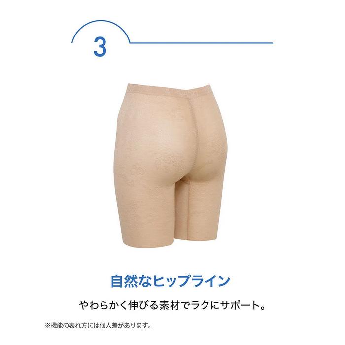 ワコール エバーシック [EverChic] GRC430 ガードル（ロング）ジャストウエスト・ロング丈 | WACOAL | 10