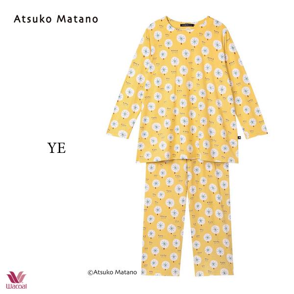 ワコール アツコマタノ[ATSUKO MATANO] パジャマ HDX519 M・L ロング袖ロング丈パンツ【綿１００％】 | ATSUKO MATANO by WACOAL | 02