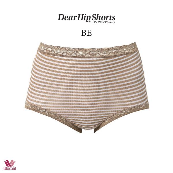 ワコール ディアヒップショーツ【Dear Hip Shorts】PPC351 M・L 天綿 ノーマル [吸汗速乾・ふかめ丈] | Night Up Bra | 01