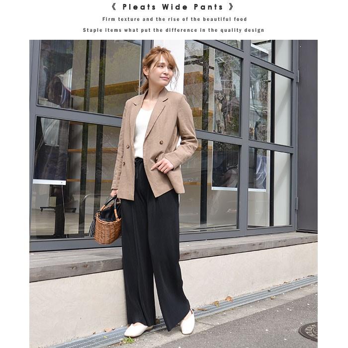 ワイド パンツ レディース ワイドパンツ コーデ 楊柳 プリーツ 春 夏 秋 ウエストゴム J Every Ev Pt042 Jungle Jungle 通販 Yahoo ショッピング