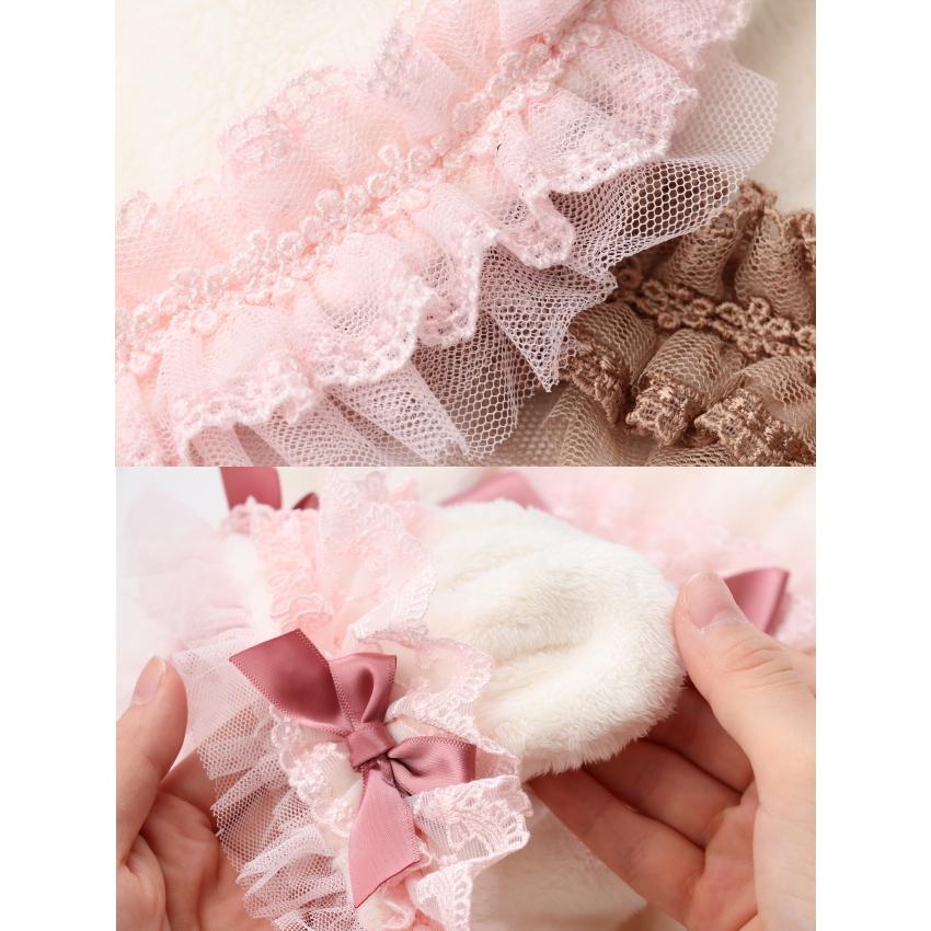 CanNana 秋冬【きゃんナナ】フリリーくま耳ボアワンピース SS-LLサイズ