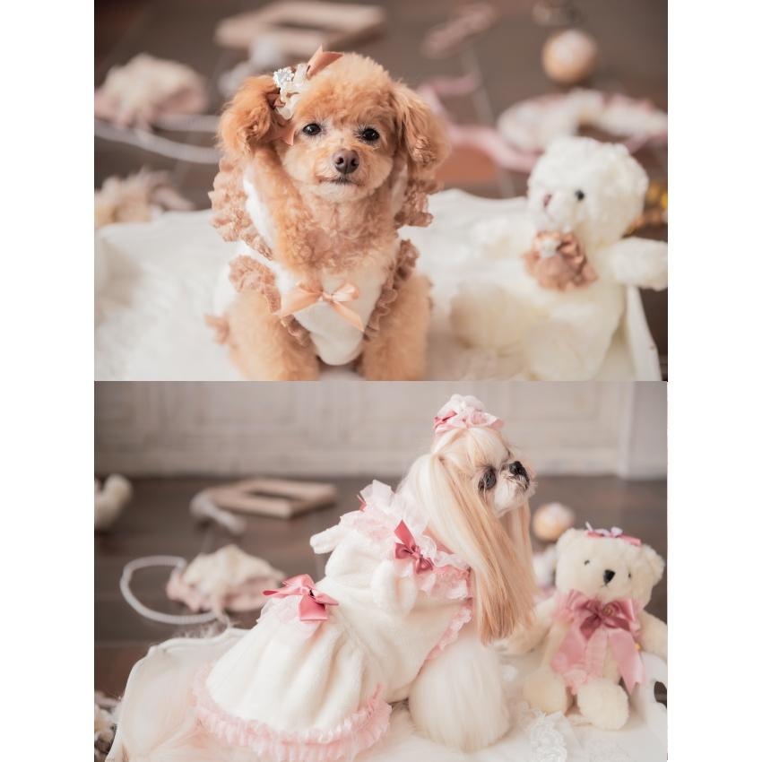 CanNana 秋冬【きゃんナナ】フリリーくま耳ボアワンピース SS-LLサイズ