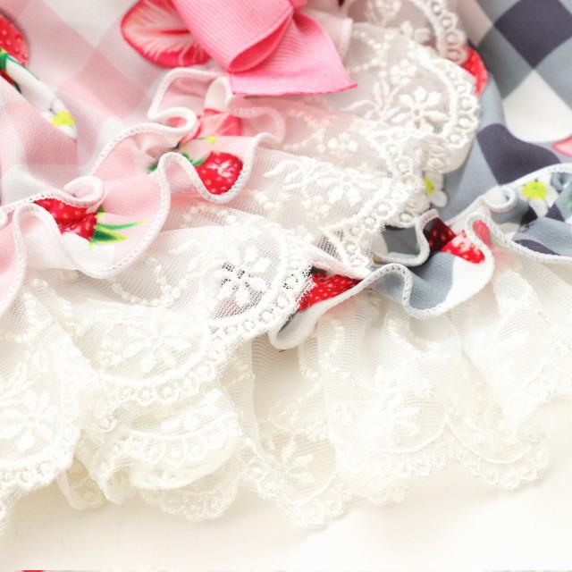 きゃんナナ 犬服 ワンピース 春夏 【きゃんナナ】いちごプリンセス