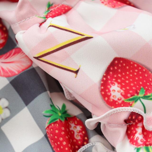 きゃんナナ 犬服 ワンピース 春夏 【きゃんナナ】いちごプリンセス