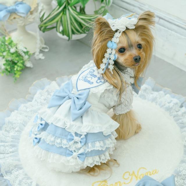 きゃんナナ　アリスエプロンワンピース CanNana 新作 犬服 ワンピース 【きゃんナナ】アリスエプロン
