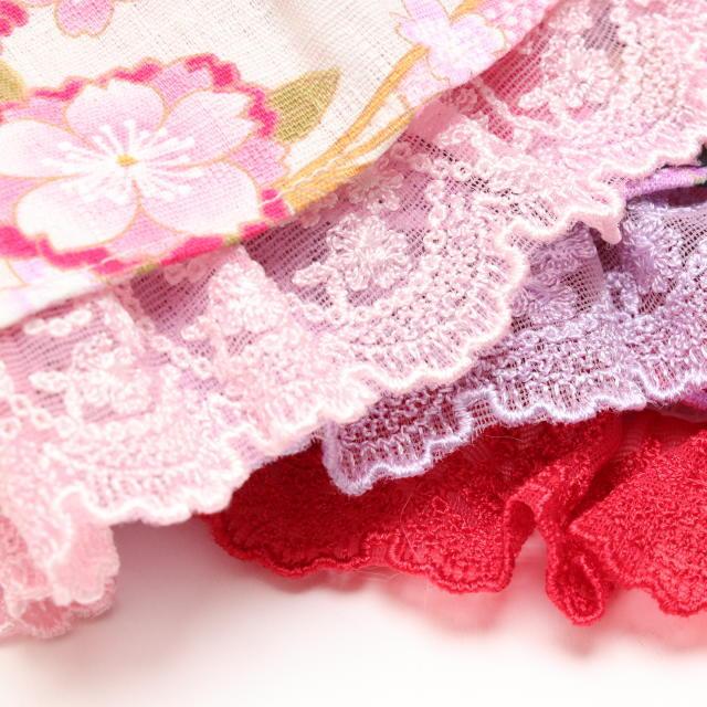 CanNana 新作 ドッグウェア 犬服 着物風 秋冬【きゃんナナ】花柄和ロリ