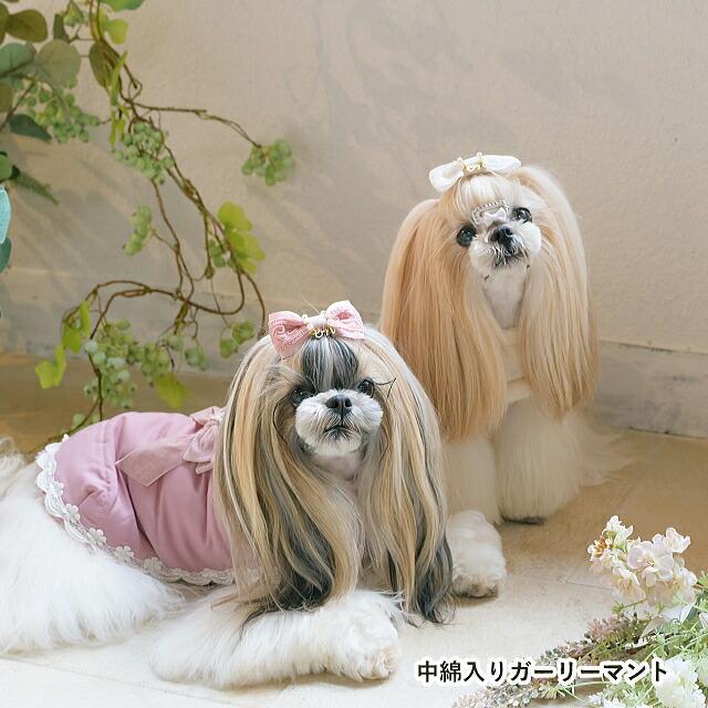 犬 リボン 猫 バレッタリボン アクセサリー りぼん レースグログラン