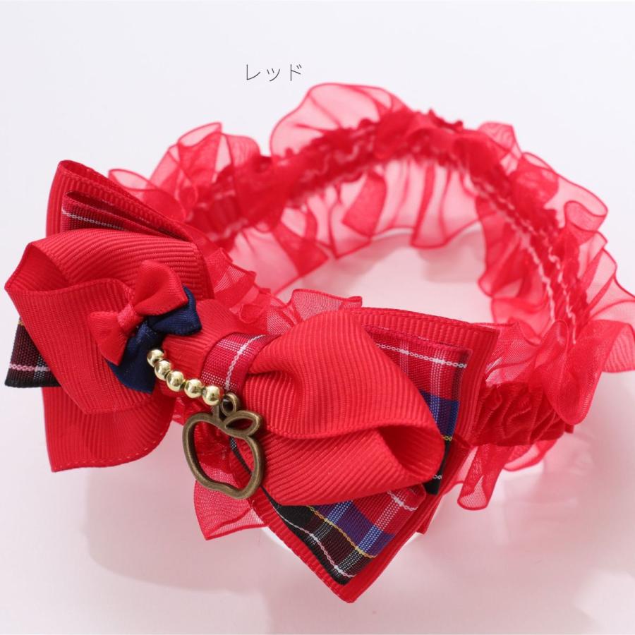 CanNana 【きゃんナナ】アップルシュシュ SS-Lサイズ 小型犬 アクセ