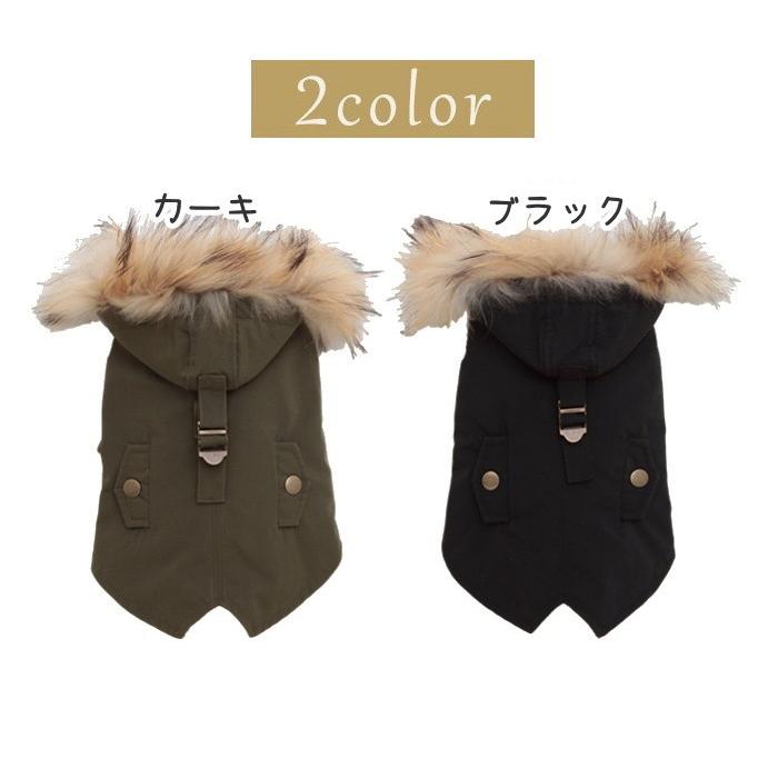 CanNana 秋冬【きゃんナナ】モッズコート Lサイズ 小型犬 : じゃんぐる