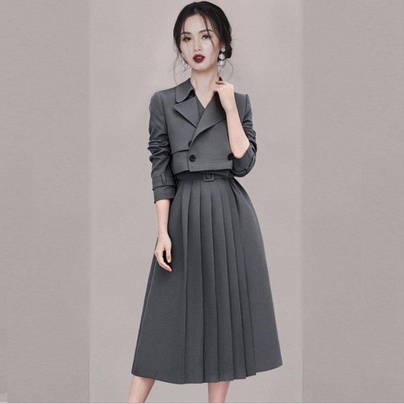 超美品 ディース ブレザー ワンピーススーツ 面接 通勤 Ol クルーネック 2点セット ファッション フォーマル 楽天市場 Www Muslimaidusa Org