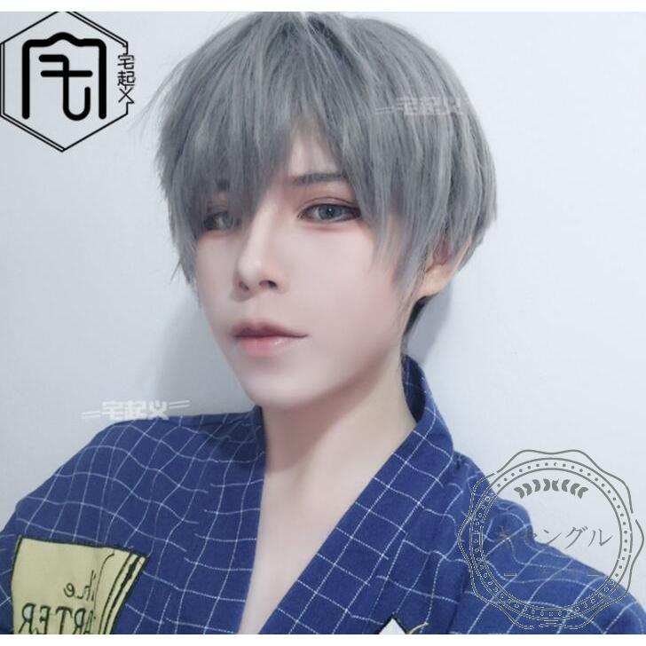 ウィッグ 短髪 かつら アッシュグレー ショート メンズ 男性 人気 ファッション 原宿 ネット付 自然 イケメン Wig06 ジャングルストア 通販 Yahoo ショッピング