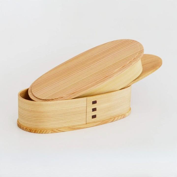 大館工芸社 二段 曲げわっぱ弁当箱 やぐら弁当箱 まげわっぱ