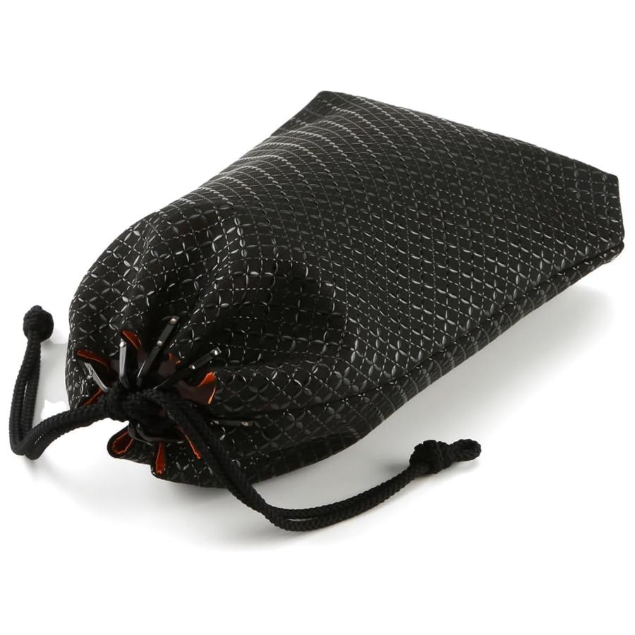 印傳屋（INDEN-YA） 印伝 合切袋 HISOCA ひそか 巾着袋 マチ付 ( 日本