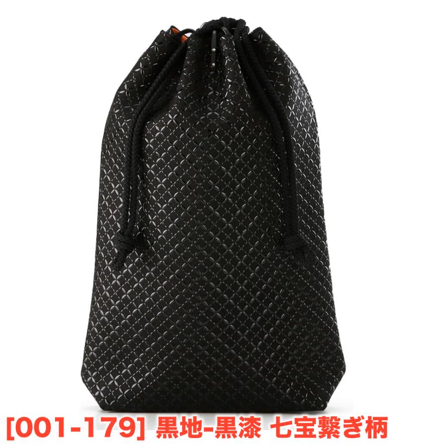 印傳屋（INDEN-YA） 印伝 合切袋 HISOCA ひそか 巾着袋 マチ付 ( 日本