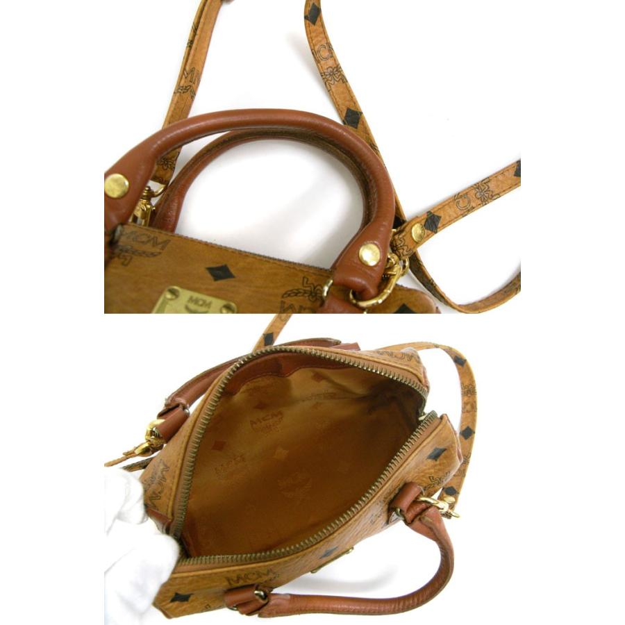 エムシーエム MCM ミニボストンバッグ 2WAYハンドバッグ