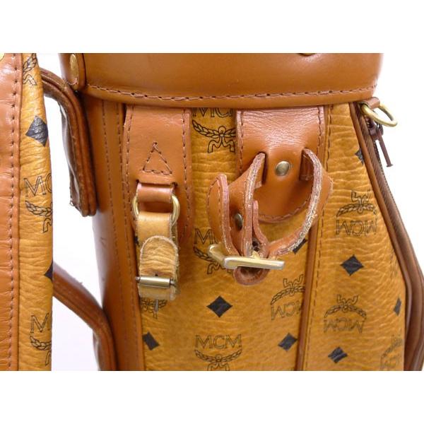 MCM ゴルフ キャディバッグ ヴィセトス ロゴグラム レザー MCM ゴルフ キャディバッグ ヴィセトス ロゴグラム レザー