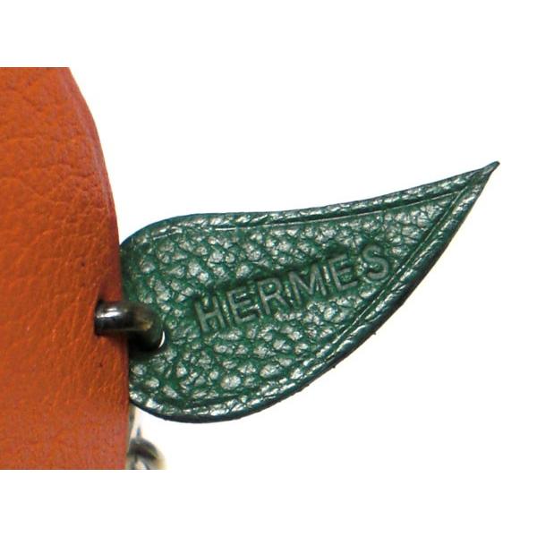 HERMES エルメス フルーツキーホルダー オレンジ(みかん HERMES エルメス フルーツキーホルダー オレンジ(みかん