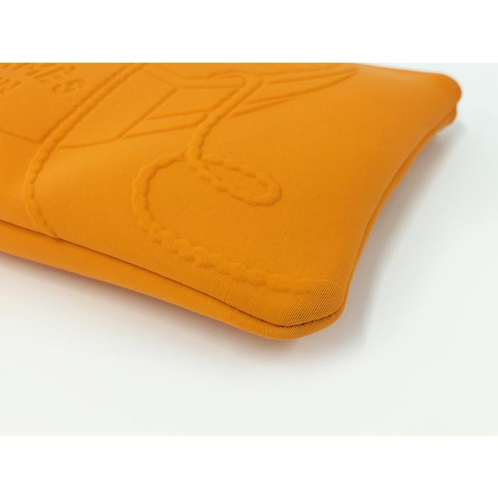 HERMES（エルメス） ネオバンタラサPM ポーチ ナイロン オレンジ 