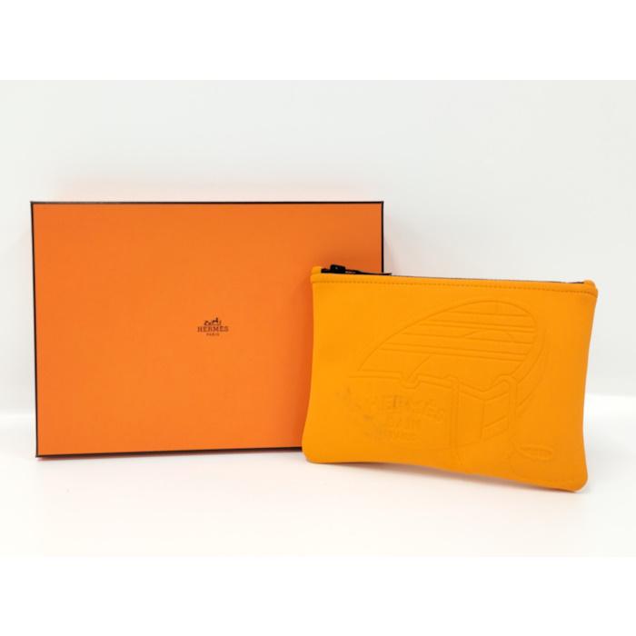 HERMES（エルメス） ネオバンタラサPM ポーチ ナイロン オレンジ 