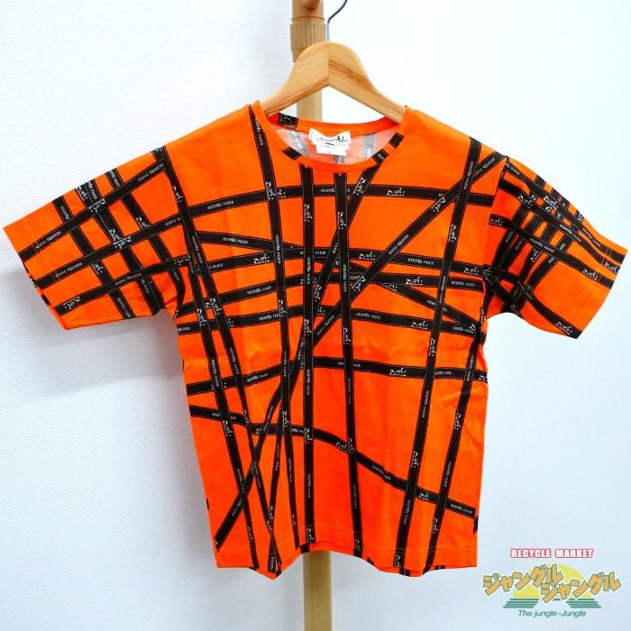 後払い手数料無料 半袖tシャツ カットソー Hermes エルメス 未使用 Apparel Ladies レディース 表記サイズ L 中古 Iz リボン柄 ボルデュック オレンジ Tシャツ カットソー Oceansidebeachcabin Com