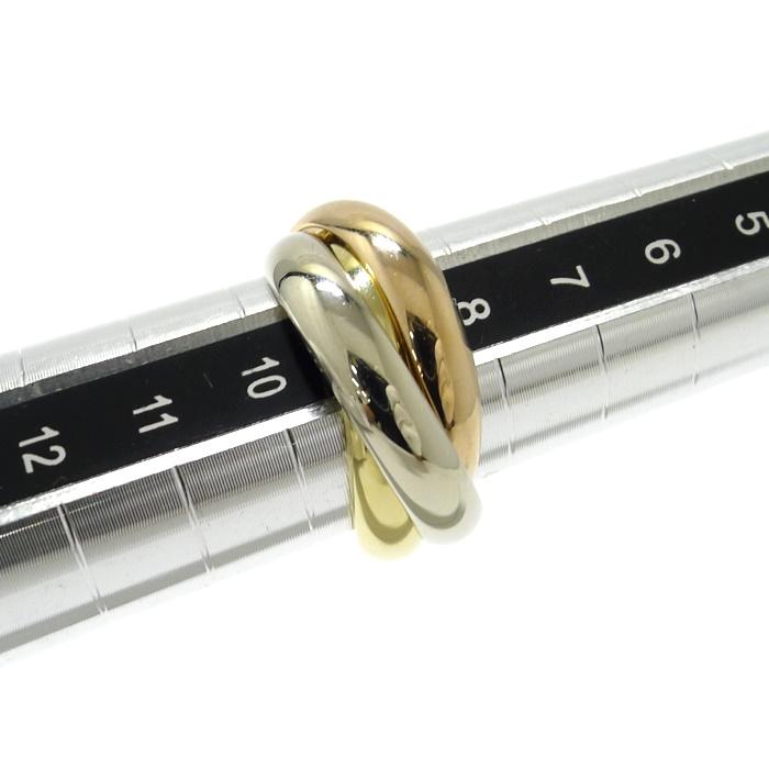 Cartier トリニティリング 750YG WG PG K18YG スリーカラー Cartier トリニティリング 750YG WG PG K18YG スリーカラー