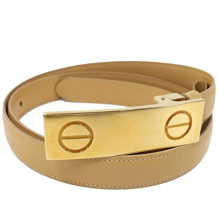 Cartier（カルティエ） ベルト ラブコレクション ベージュ ゴールド 