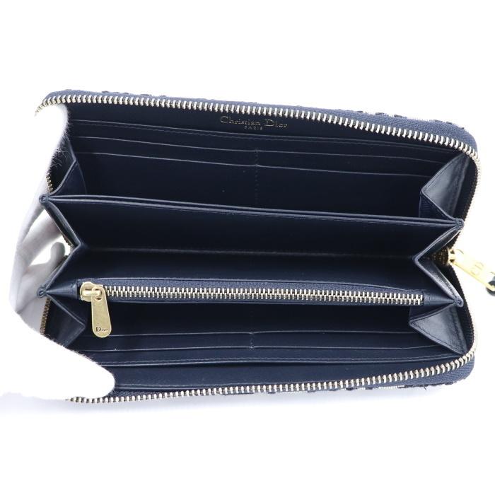 dior クリスチャンディオール　長財布　トロッター　ネイビー 中古・古着通販】Christian Dior (クリスチャン ディオール