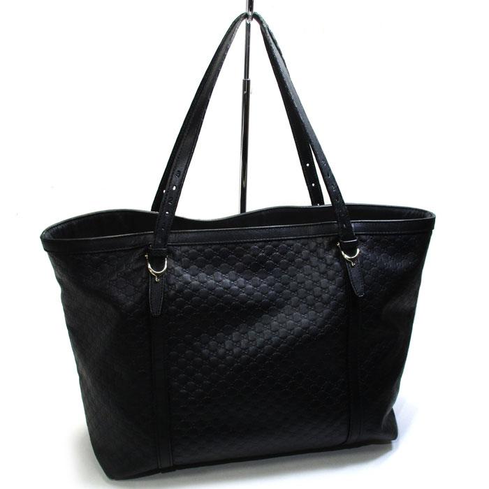 中古】GUCCI トートバッグ ショルダーバッグ マイクログッチ シマ  