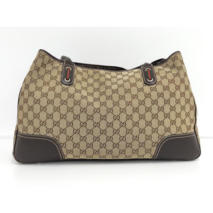 GUCCI（グッチ） プリンシー トートバッグ GGキャンバス レザー