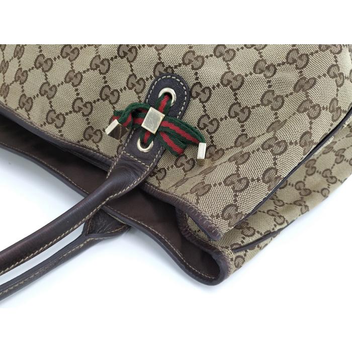 GUCCI（グッチ） プリンシー トートバッグ GGキャンバス レザー