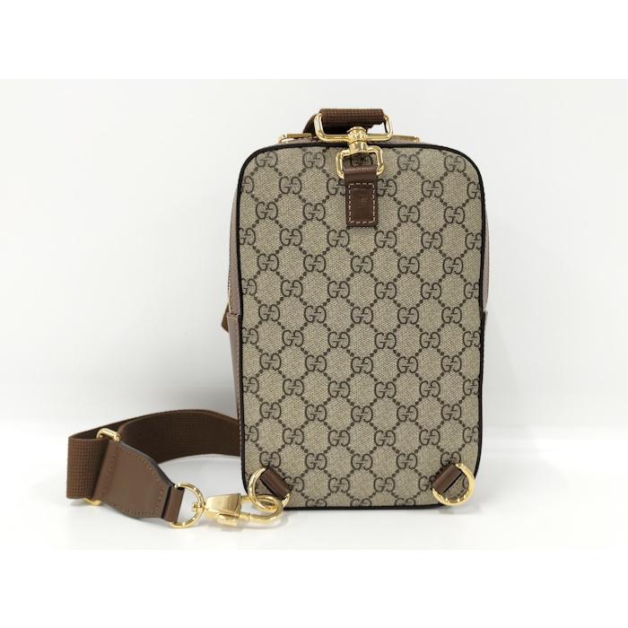 GUCCI ショルダーバッグ GG スプリーム インターロッキング　PVC　革 GUCCI グッチ インターロッキングG GGスプリーム ブランドオフ