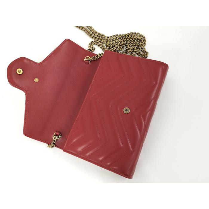 GUCCI（グッチ） ショルダーバッグ チェーンウォレット GGマーモント