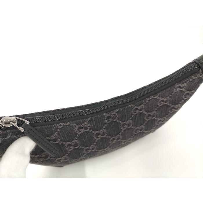 GUCCI ワンショルダーバッグ GGデニム レザー ブルー系 774719 GUCCI（グッチ） ワンショルダーバッグ GGデニム レザー ブルー系