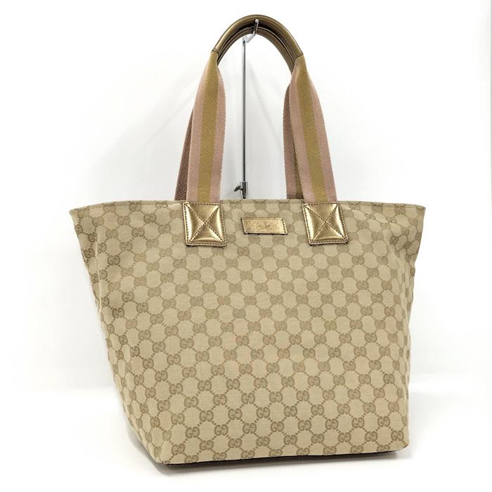GUCCI ハンドバッグ GGキャンバス ベージュ 131231 : ジャングル  