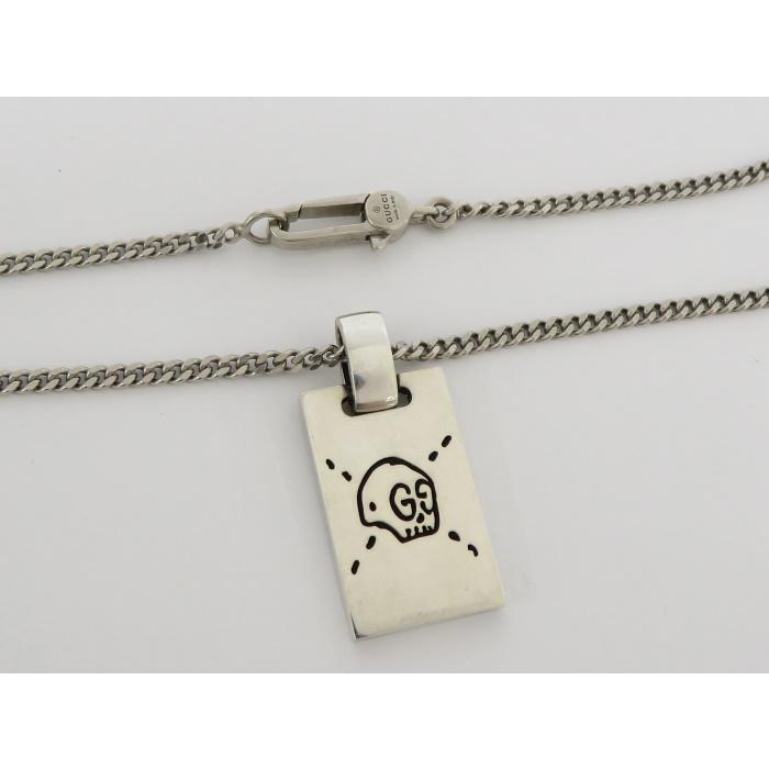 GUCCI 【中古】GUCCI グッチゴースト ネックレス ドクロ スカル GUCCI 【中古】GUCCI グッチゴースト ネックレス ドクロ スカル