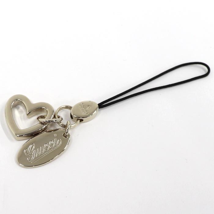 新品 GUCCI 携帯ストラップ(メタルプレート)